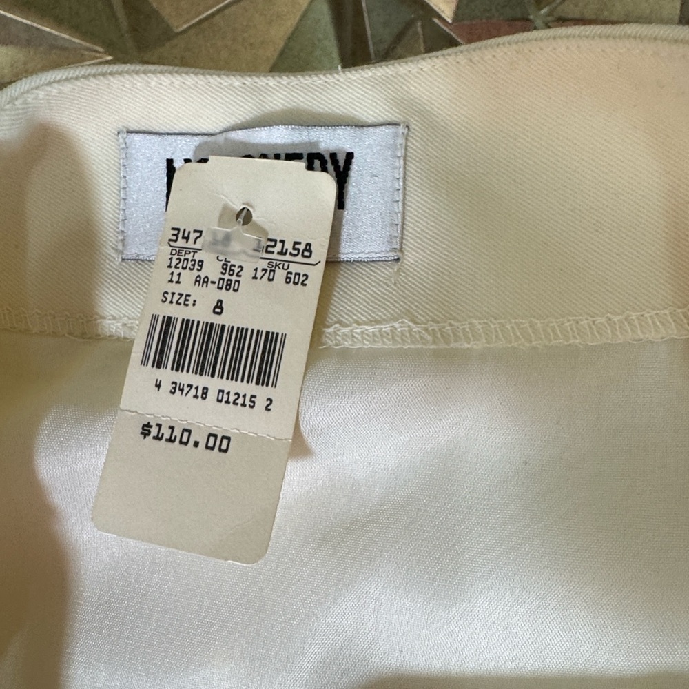 Vintage MOSCHERY Off-White Pencil Skirt - Picture 2 of 7